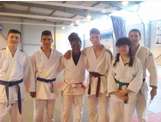 Stage Judo avec Gévrise Emane, Lola, Louis, Corentin, Mathis, Guillaume