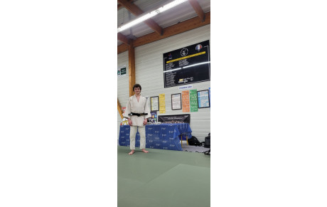 Une nouvelle ceinture noire 1er DAN